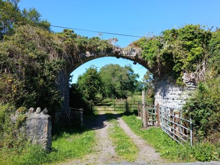 The bridge going through Ballyduff